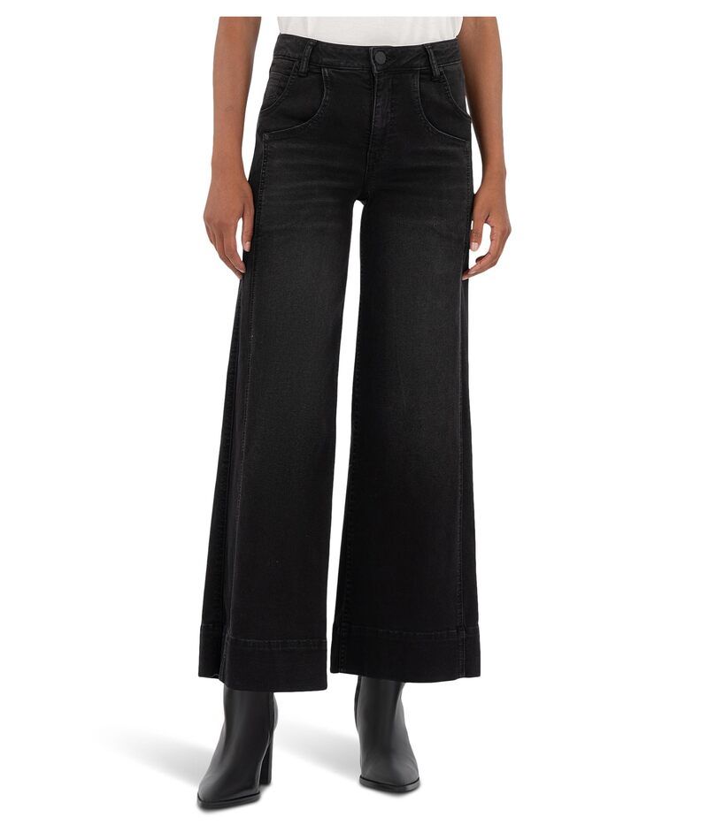 カットフロムザクロス レディース ボトムス デニムパンツ ワイドレッグ KUT from the Kloth Meg Highrise Fab Wide Leg Double Front Pocket 14,985円