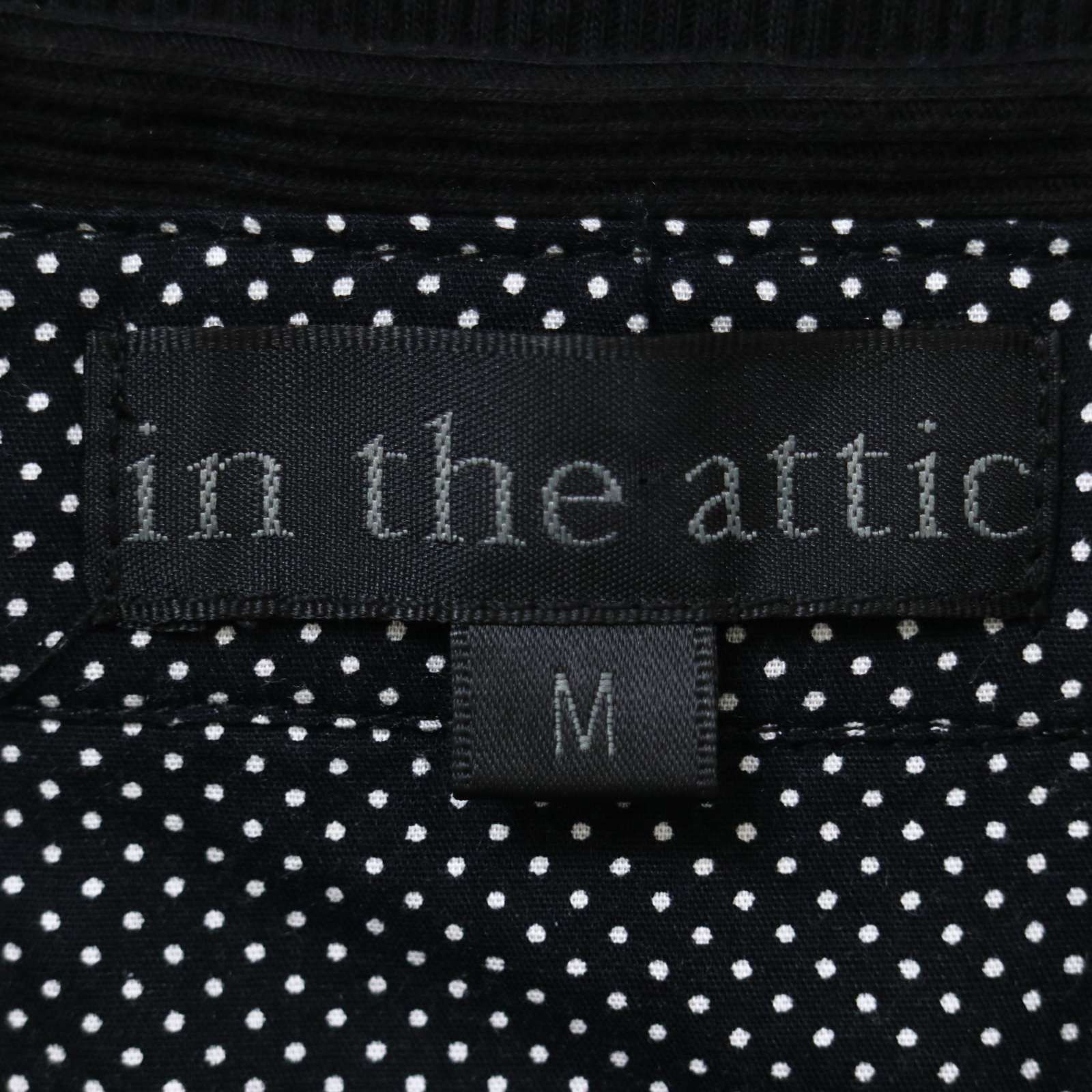 in the attic インジアティック 春夏☆ 半袖 リブ スリム ポロシャツ