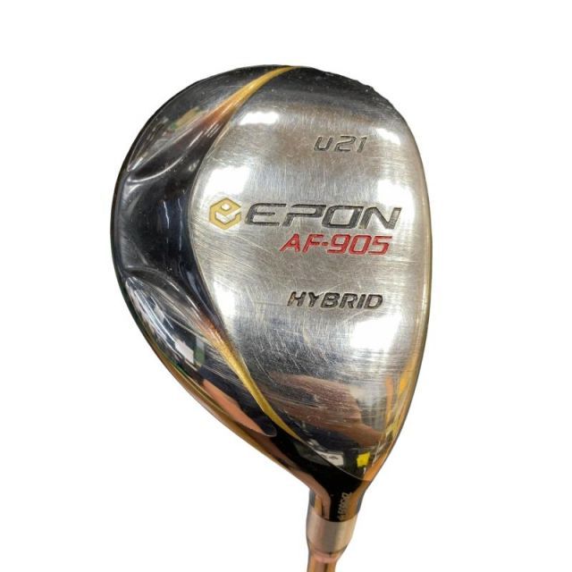 【中古】 エポンゴルフ株式会社 EPON AF-905 U21° ユーティリティ UT 純正特注シャフト (フレックスS) メンズ 男性用 右利き 右用 Cランク ゴルフクラブ 14,229円