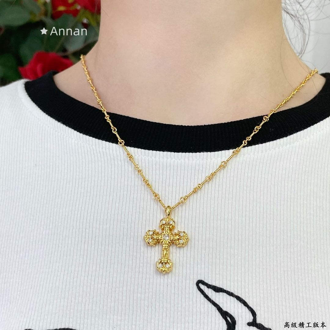 美品★極美品 新品 CHROME HEARTS クロムハーツ ネックレス メンズ 結婚式 卒業式 清楚 イベント 入学式