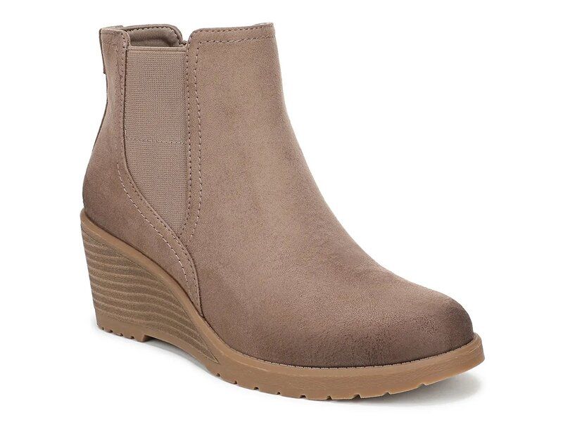ドクター・ショール レディース シューズ ブーツ・レインブーツ Dr Scholls Cambden Wedge Bootie Taupe トープ