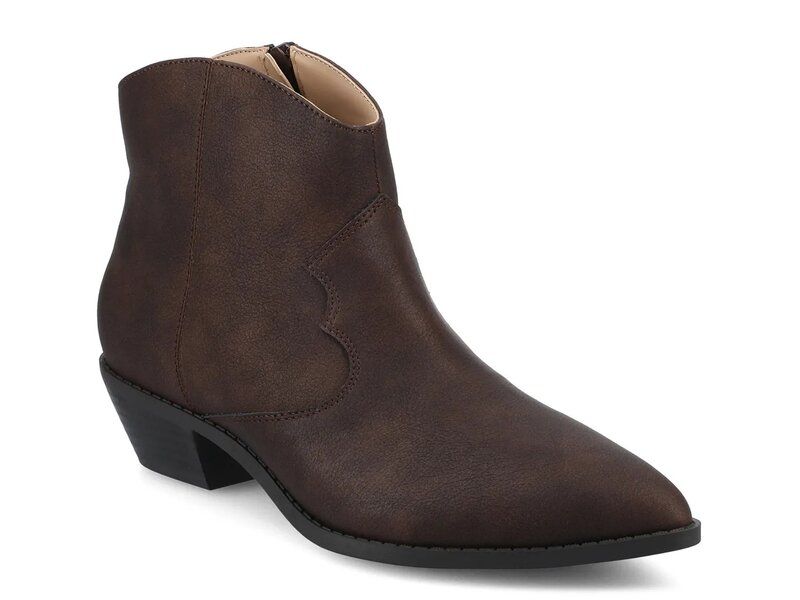 ジャーニー レディース シューズ ブーツ・レインブーツ Journee Taliah Bootie Chocolate チョコレート