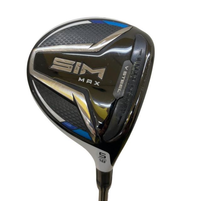 【中古】 テーラーメイド SIM MAX 5W フェアウェイウッド FW TENSEI BLUE TM50(FW) (フレックスS) メンズ 男性用 右利き 右用 Cランク ゴルフクラブ