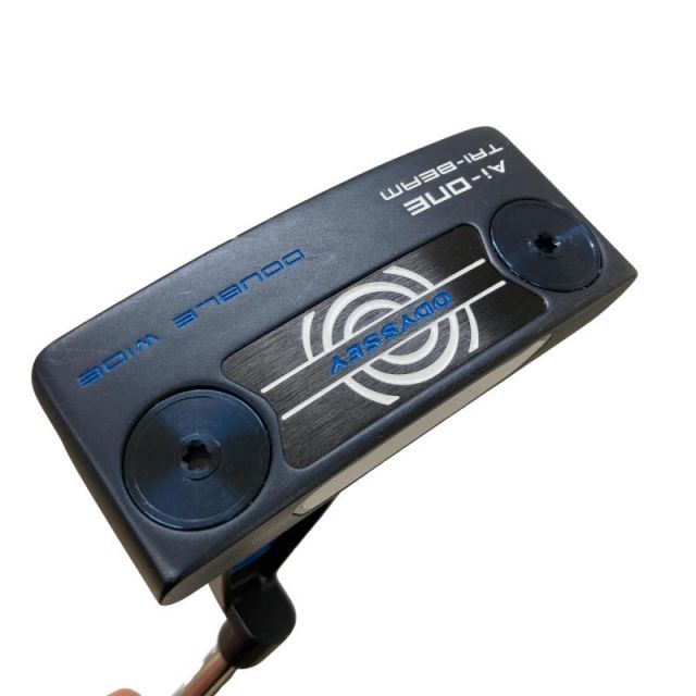 【中古】 オデッセイ Ai-ONE TRI-BEAM DOUBLE WIDE CH 34インチ パター PT STROKE LAB 90 スチール (フレックスその他) メンズ 男性用 右利き 右用 Cランク ゴルフクラブ
