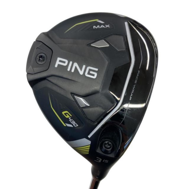 【中古】 ピン G430 MAX 3W フェアウェイウッド FW ALTA J CB BLACK(FW) (フレックスSR) メンズ 男性用 右利き 右用 Bランク ゴルフクラブ