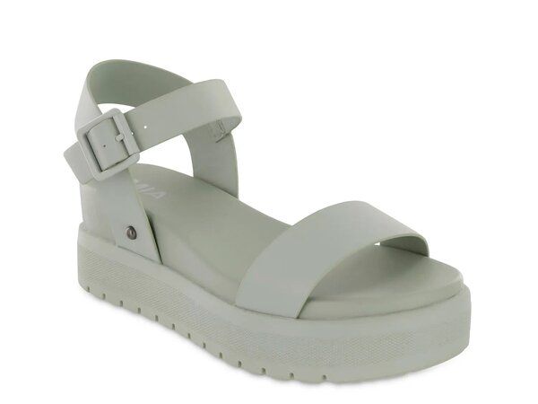 ミア レディース シューズ サンダル プラットフォーム Mia Kayci Platform Wedge Sandal Sage Green グリーン