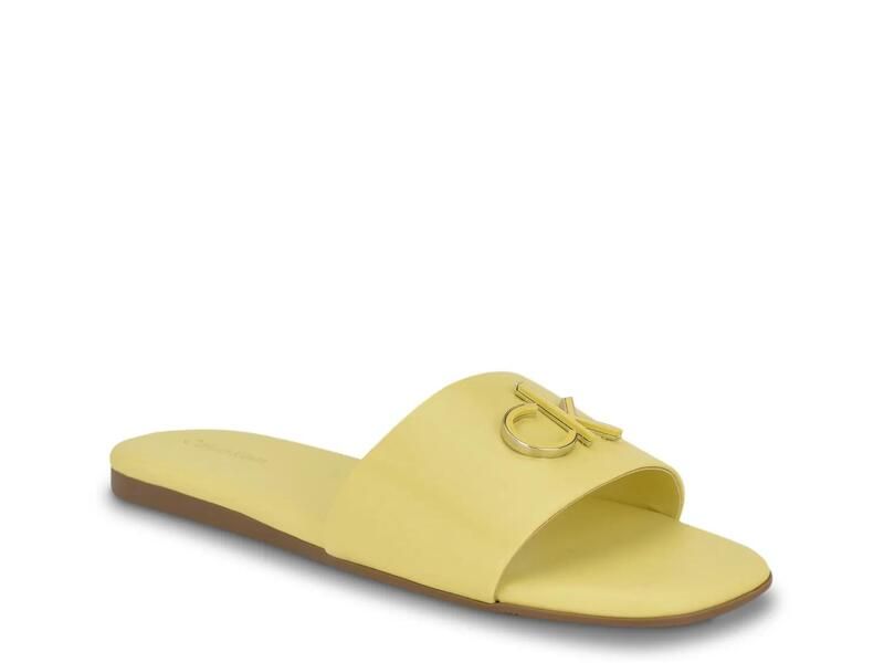 カルバンクライン レディース シューズ サンダル Calvin KleinYancie Sandal Yellow イエロー