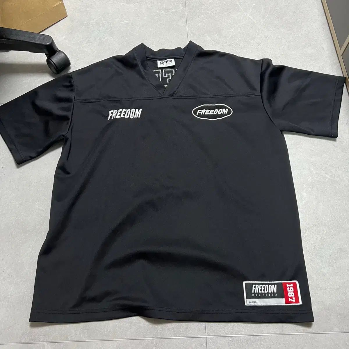 L フリーダム ラグビー ジャージ ブラック 01 5,855円