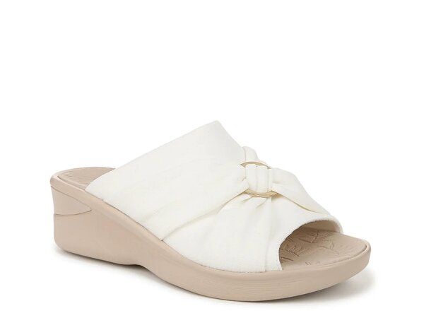 ライフストライド レディース シューズ サンダル LifeStride Serenade Wedge Sandal White ホワイト