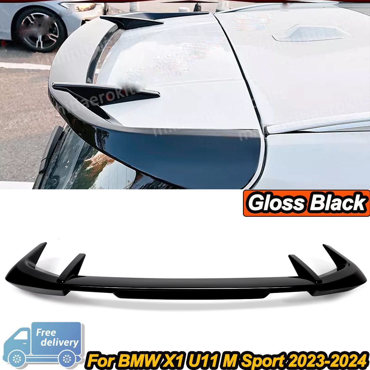 BMW X1 U11 2022-2024 用 Mパフォーマンススタイル ルーフスポイラー 21,585円