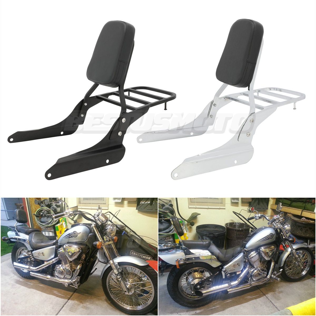 ホンダ シャドウ VLX600/VT600 用 シーシーバー 荷物ラック 1998-2007
