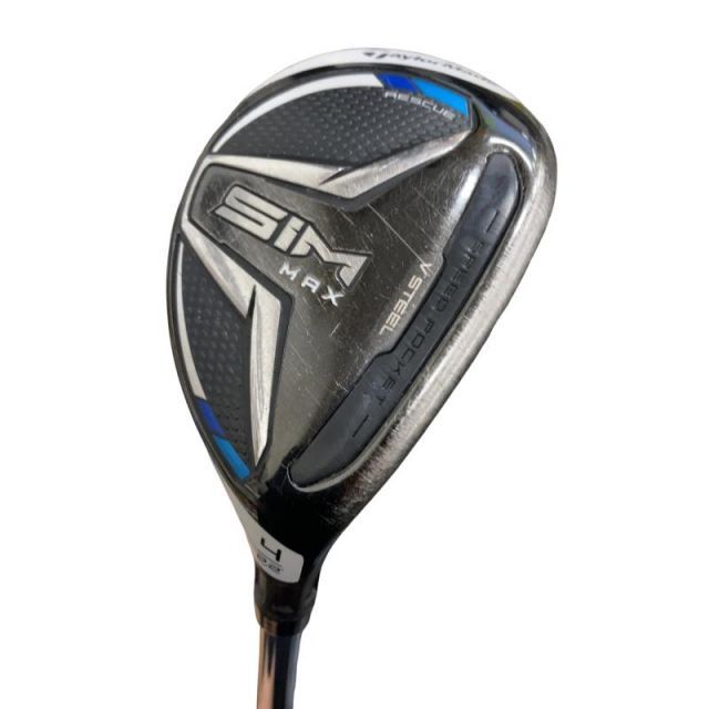 【中古】 テーラーメイド SIM MAX U4 ユーティリティ UT リシャフト (フレックスその他) メンズ 男性用 右利き 右用 Cランク ゴルフクラブ