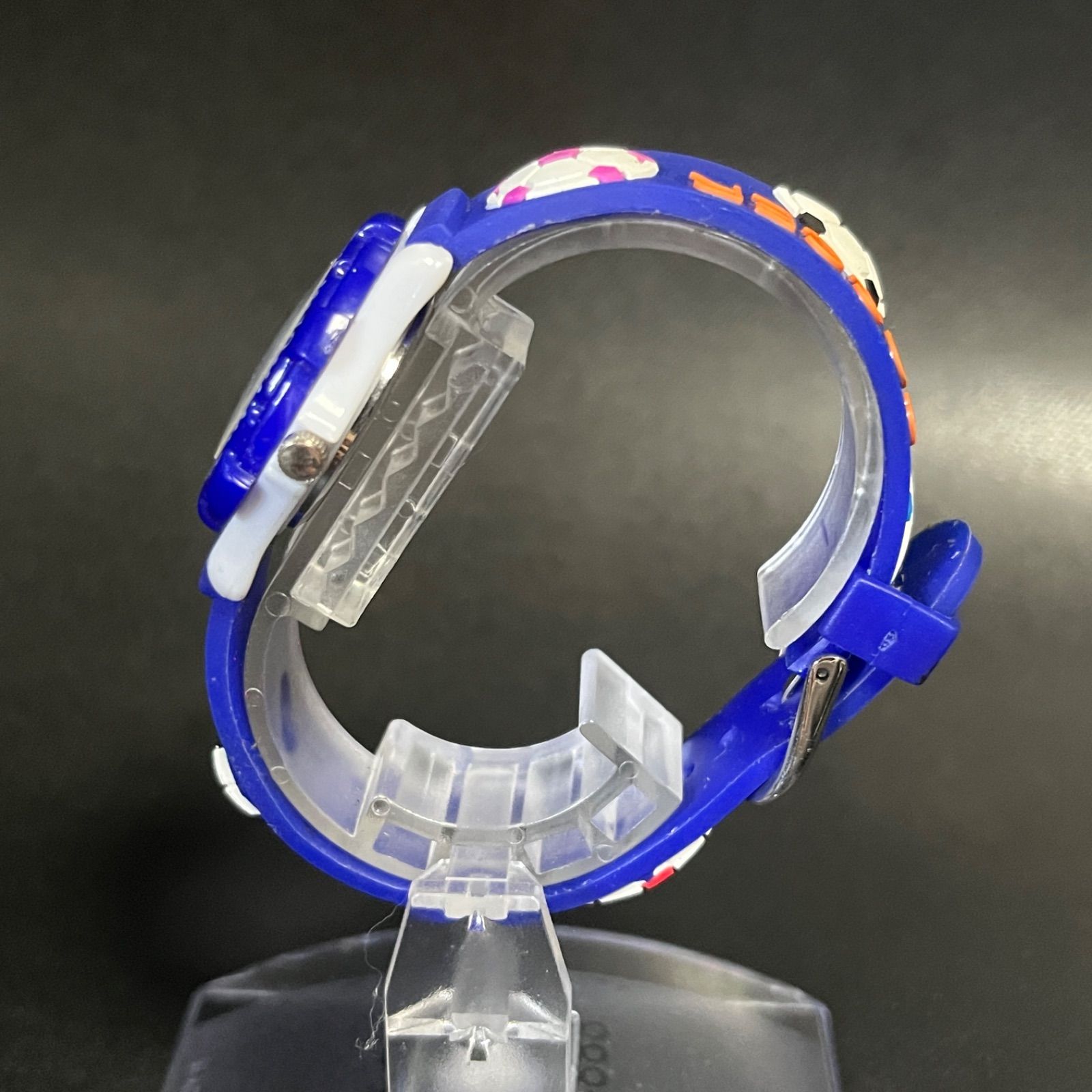 稼働品】 J-AXIS popo キッズ 腕時計 SOCCER サッカー 電池交換済み