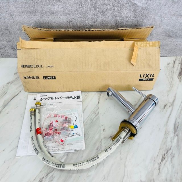 未使用 リクシル イナックス 台付きシングル 混合水栓 LF-E340SYC-MB4 LIXIL INAX シングルレバー 住宅設備/517628 8,288円