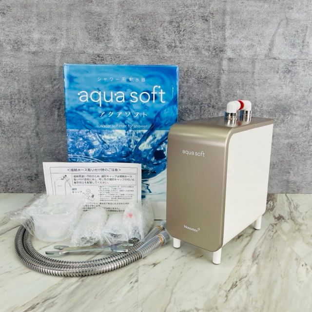 【新品】アクアソフト シャワー用軟水器 AQ-S1202 未使用訳あり ハウステック アクアソフト シャワー用軟水器 AQ-S1202