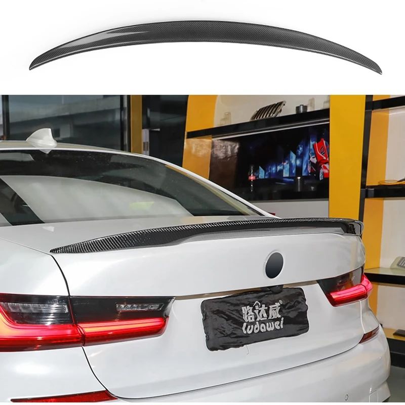BMW 3シリーズ G20 330i/340i 用 Pスタイル カーボン柄 リアスポイラー