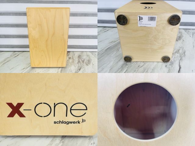 X-ONE schlagwerk CP105 cajon black/red label カホン 【中古