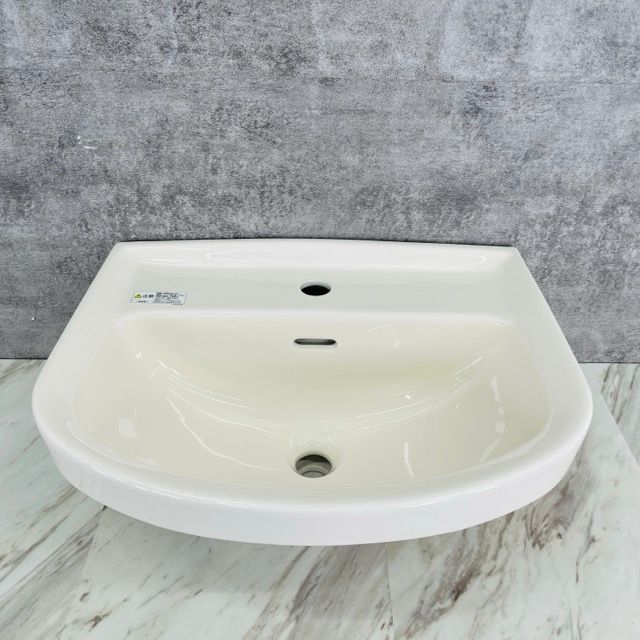 未使用 TOTO L210C #SC1 パステルアイボリー 壁掛洗面器 手洗いボウル 手洗い器 住宅設備/517650