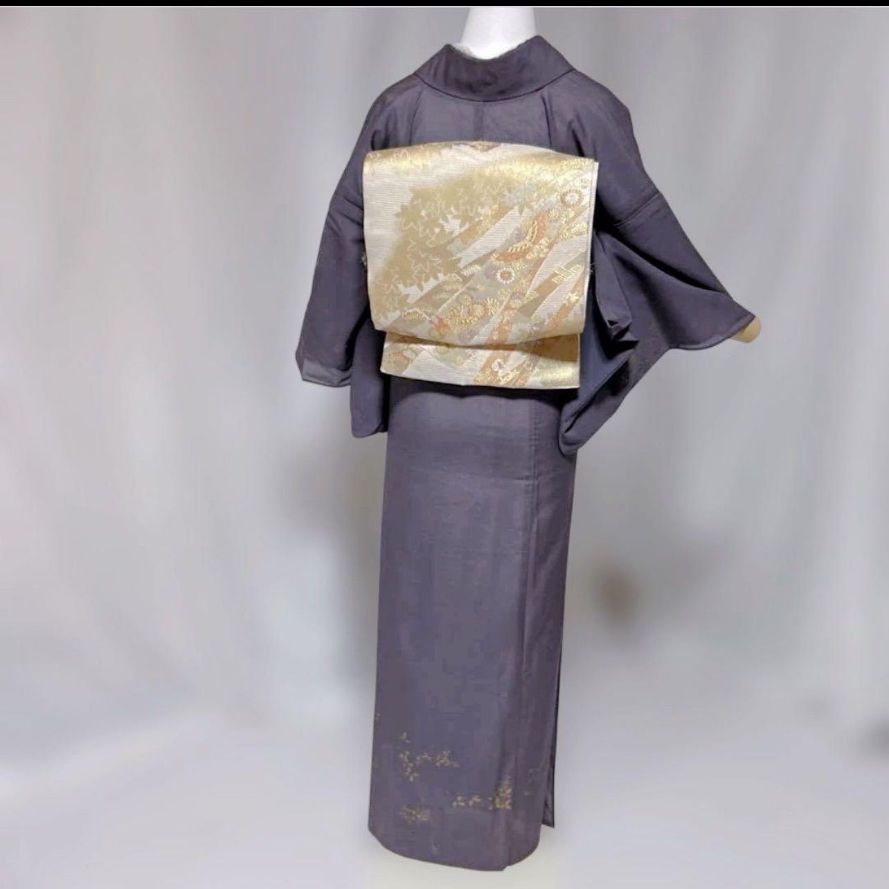 夏着物 訪問着 フルセット 正絹 絽 夏帯 夏長尺帯締め 夏帯揚げ - メルカリ