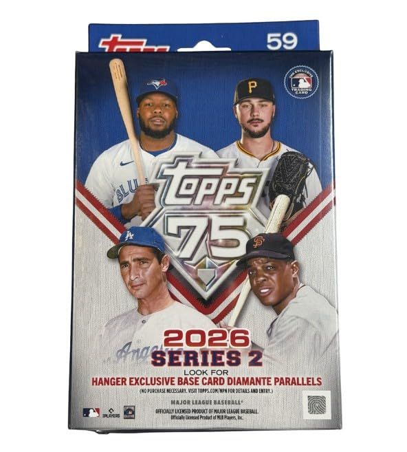 Topps 2026シリーズ2 野球ハンガーボックス 1箱1パック 59枚入り