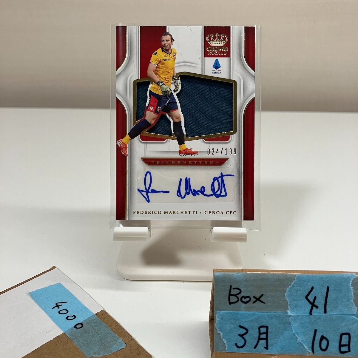 2019-20 Panini Federico Marchetti 024/199 直筆サインカード Genoa