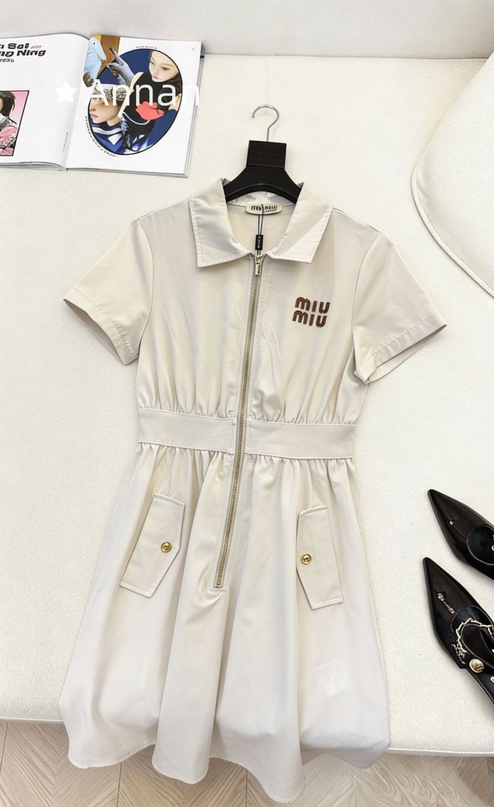 状態良 期間限定☆新品 MIUMIU ミュウミュウ ワンピース レディース