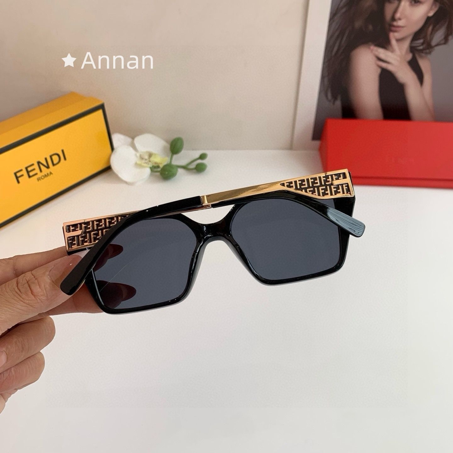 即完売 本日特価 超美品新品 FENDI フェンディ サングラス メンズ
