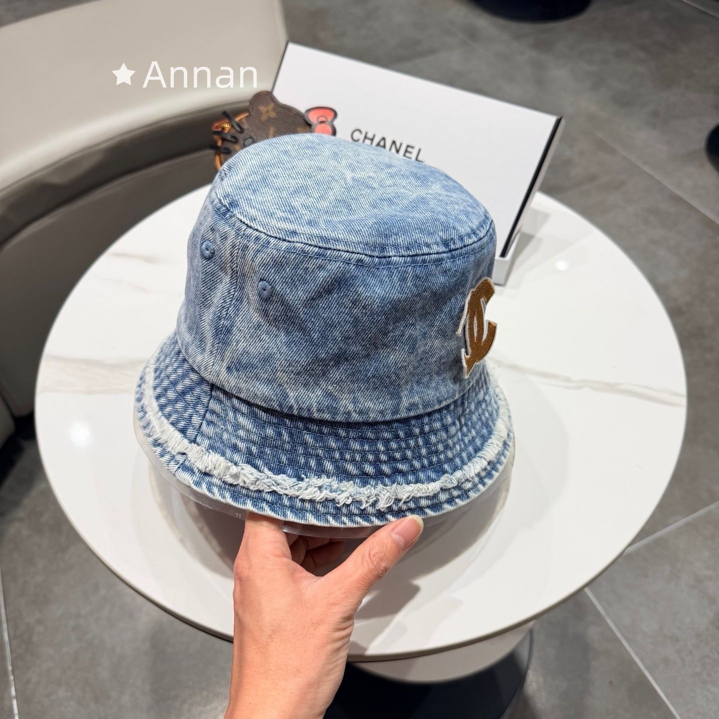 激レア 本日特価 新品 CHANEL シャネル バケットハット 帽子 メンズ