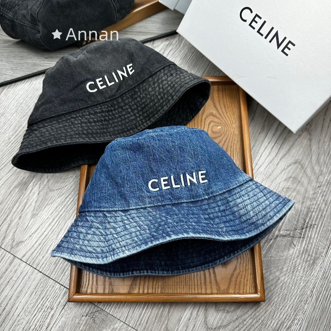 신상 오늘의 특별 가격 오늘만!신제품 CELINE 셀린느 버킷 햇 모자 남성용 여성용 남녀공용