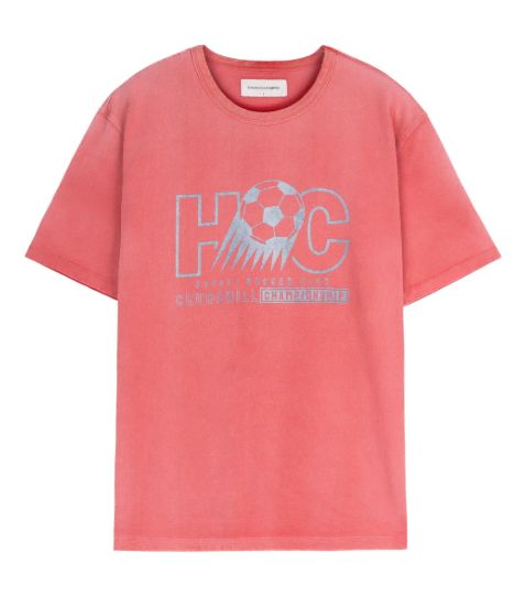 チャーチル・ロンプ ヴィンテージ グラフィック サッカーTシャツ L