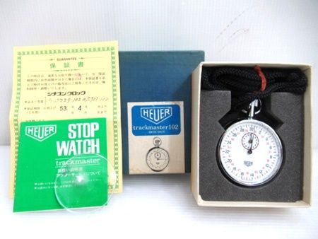 ホイヤー HEUER ストップウォッチ 手巻き トラックマスターTrackmaster