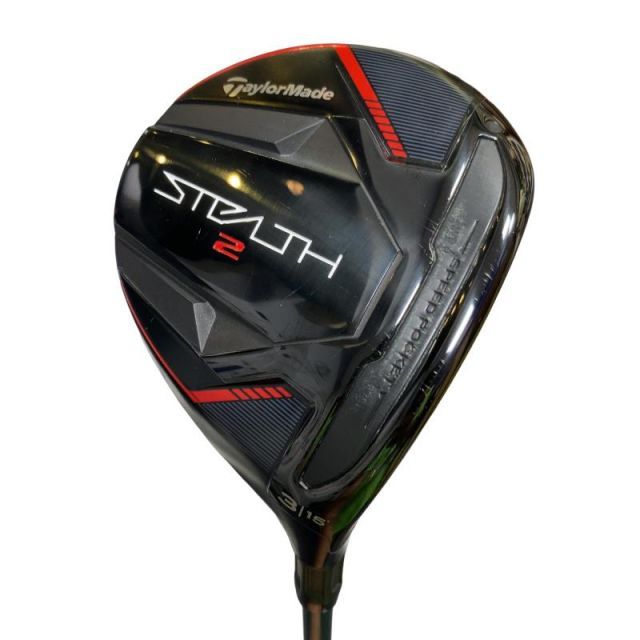 【中古】 テーラーメイド STEALTH2 3W フェアウェイウッド FW 純正特注シャフト (フレックスS) メンズ 男性用 右利き 右用 Cランク ゴルフクラブ