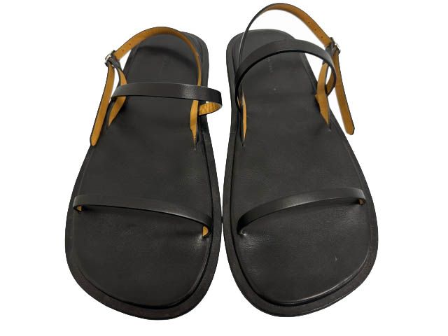 オーラリー AURALEE 24SS レザー ストラップ サンダル 10黒 オーラリー AURALEE 24SS LEATHER STRAP SANDAL レザー ストラップ
