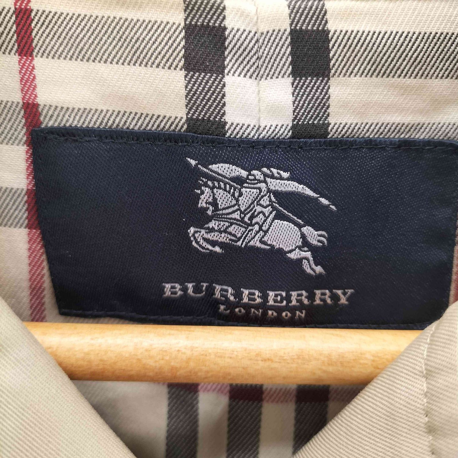 バーバリーロンドン BURBERRY LONDON 裏地ノバチェック ガンフラップ