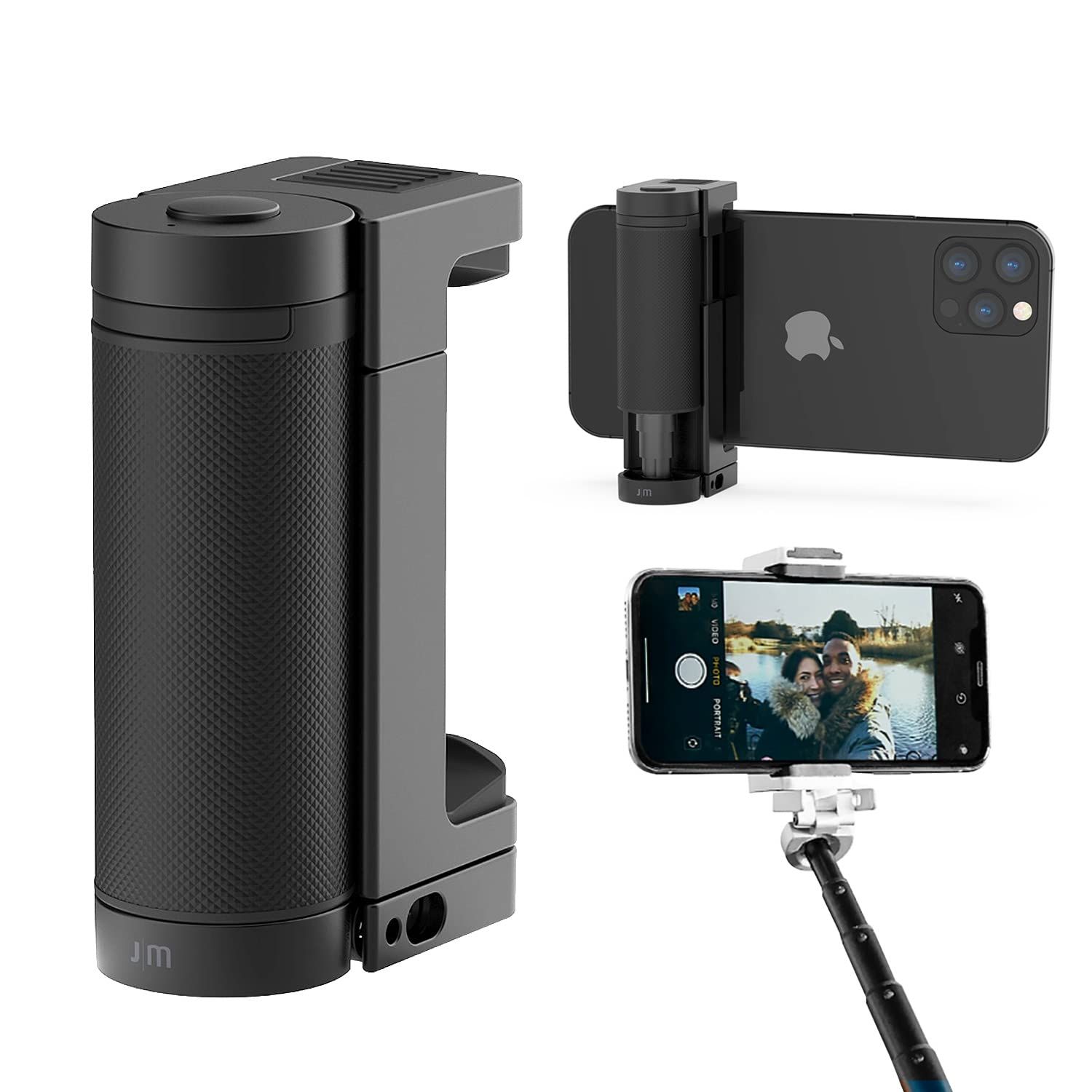ロア・インターナショナル スマホ用多機能カメラグリップ ShutterGrip 2 マットブラックt 35668e47 ロア・インターナショナル スマホ用多機能カメラグリップ ShutterGrip 2 マットブラックt 35668e47