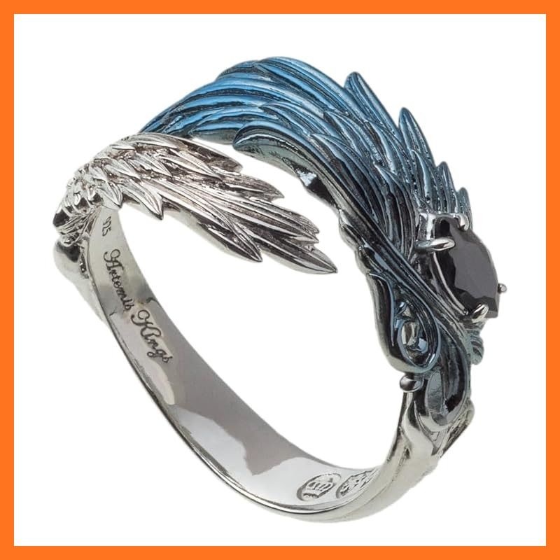【新品】 [アルテミスキングス] ARTEMISKINGS 青彩ウイングリング 指輪 フリーサイズ AKR0078 シルバーアクセサリー メンズ ブランド ジュエリー 銀 シルバーリング 925 26,857円