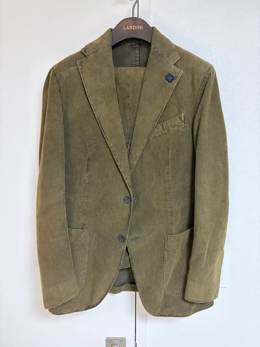 LARDINI コーデュロイ セットアップ 50サイズ