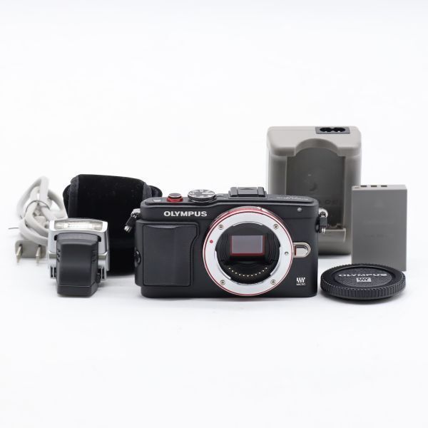 極上品】ショット数「1,962回」OLYMPUS PEN Lite E-PL6 ボディブラック