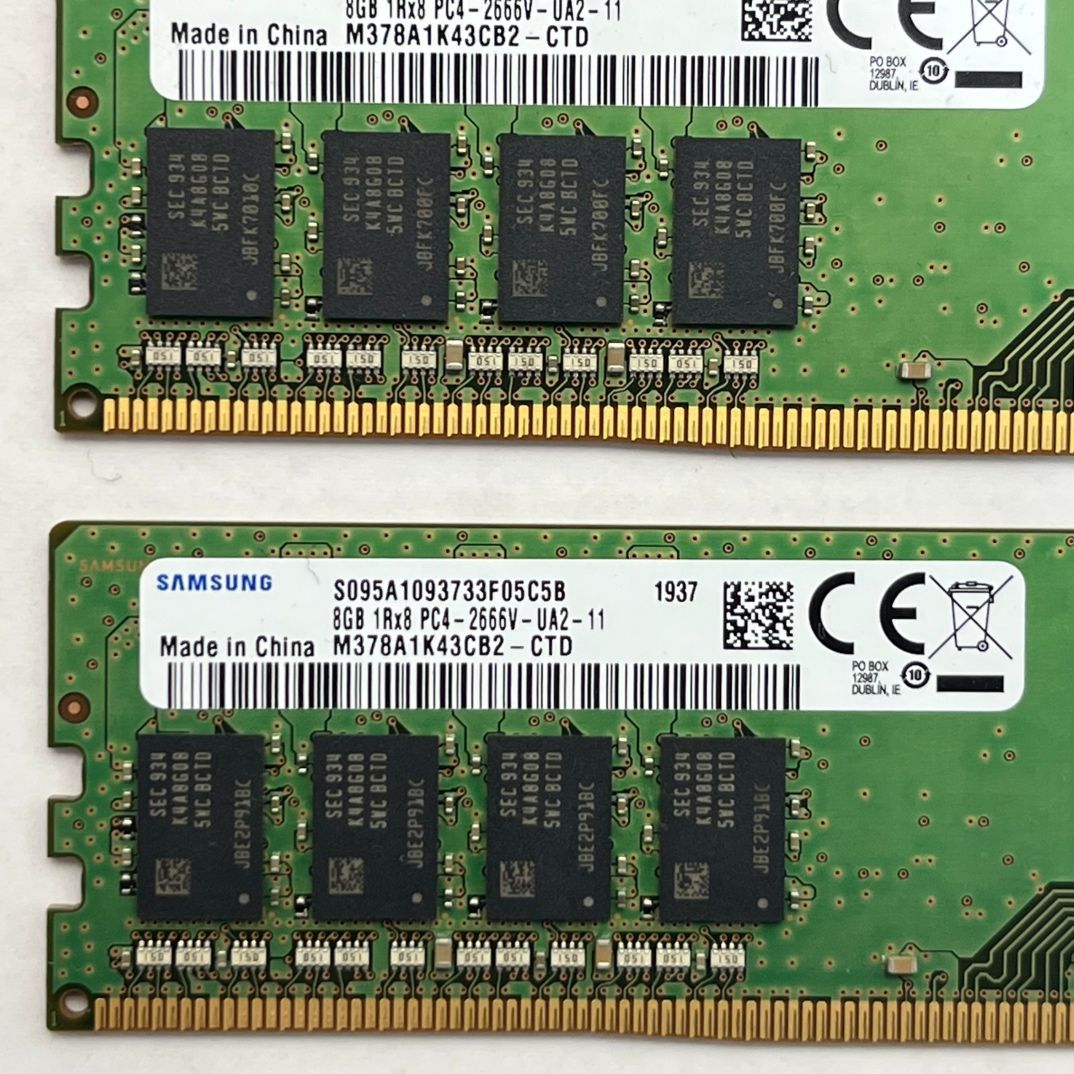 Samsung デスクトップ用メモリ 8GB 4枚セット 合計32GB Amazon.co.jp