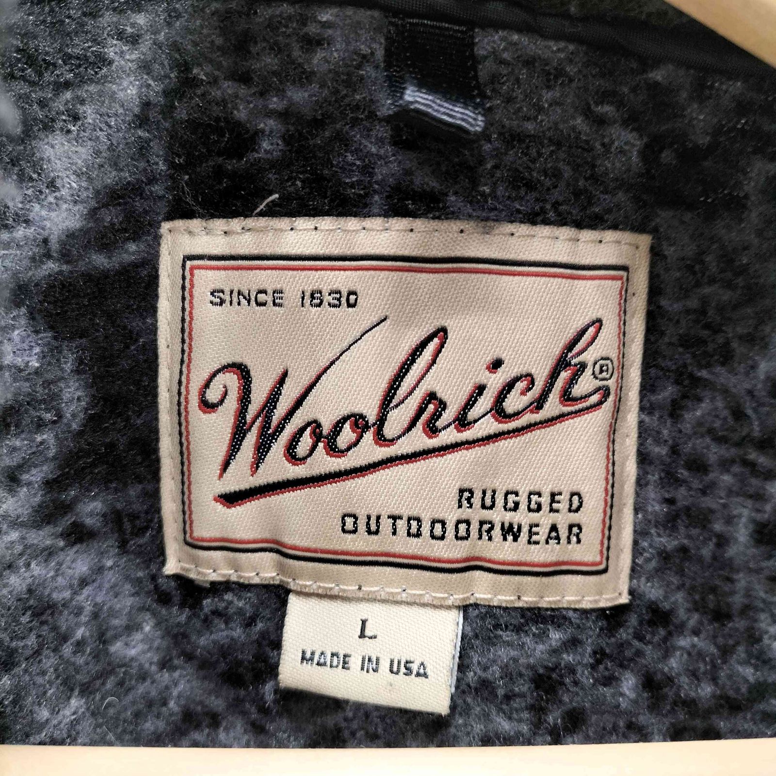 ウールリッチ WOOLRICH 90S OLD 白タグ USA製 総柄 ノルディック ボア