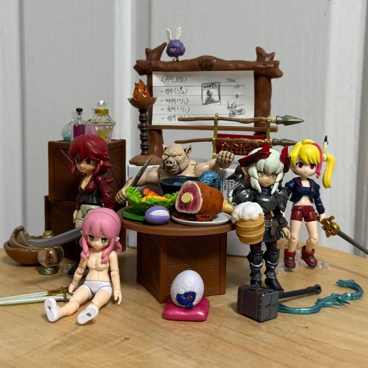 ガシャポンクエスト + 勇者ダンジョン RE-MENT + オーク2種 まとめ セット