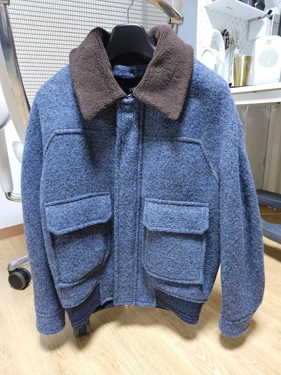 SYSTEM homme システムオム ディテールテープ ウール アウター