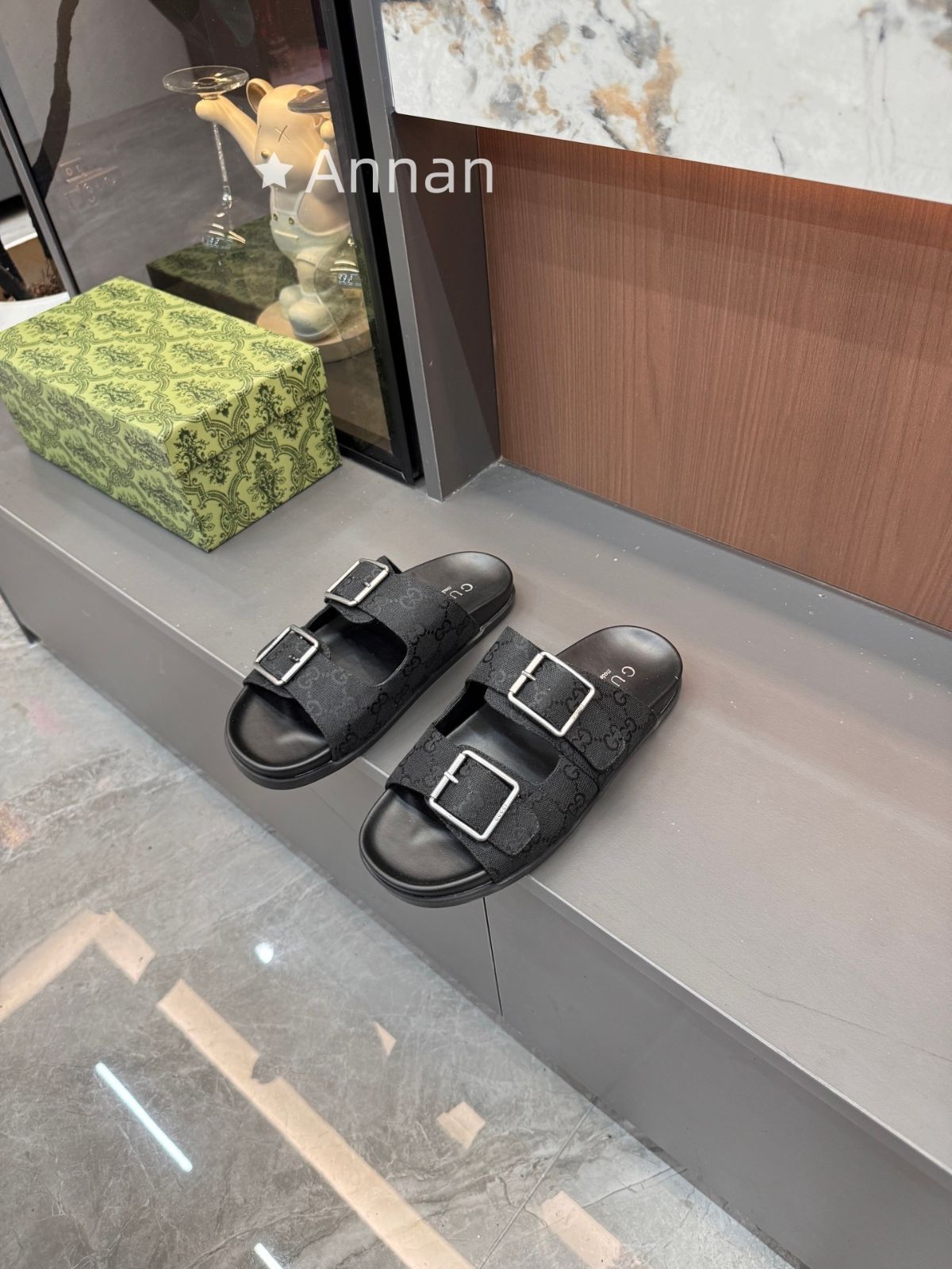 お洒落 極美品 新品 GUCCI グッチ サンダル レディース
