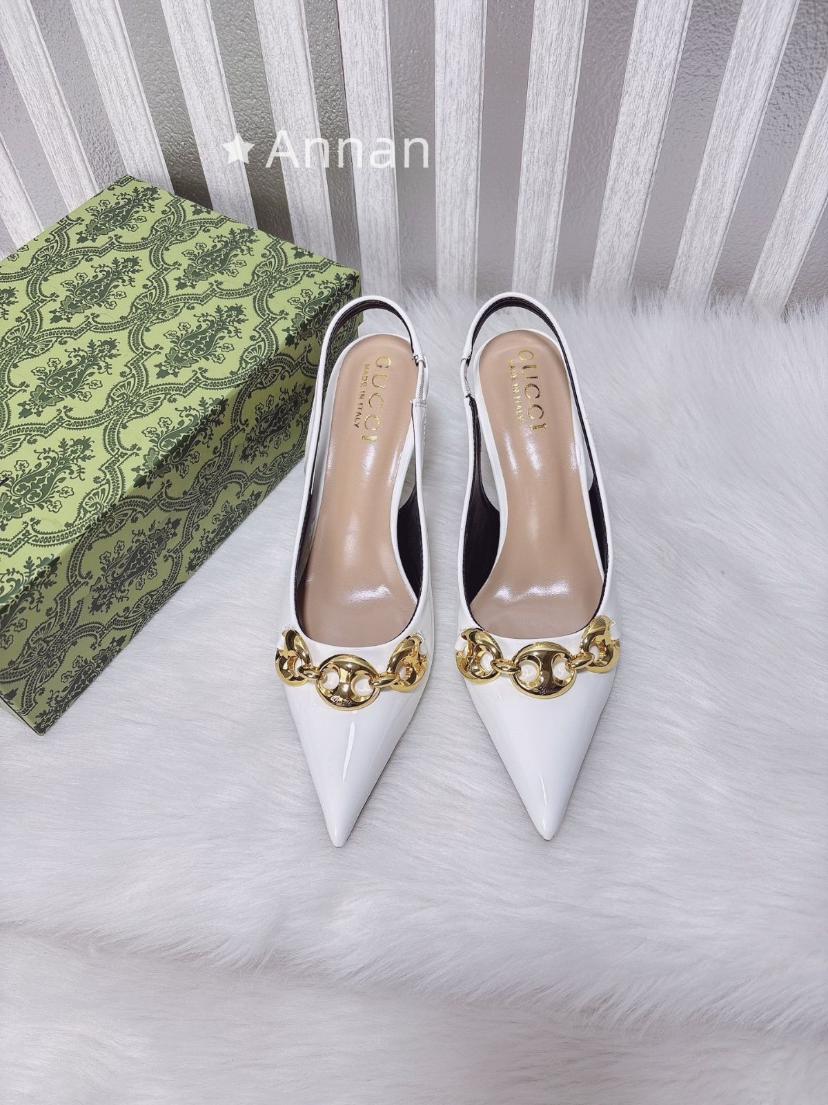 超美品 限定品新品 GUCCI グッチ ハイヒール レディース 9,490円