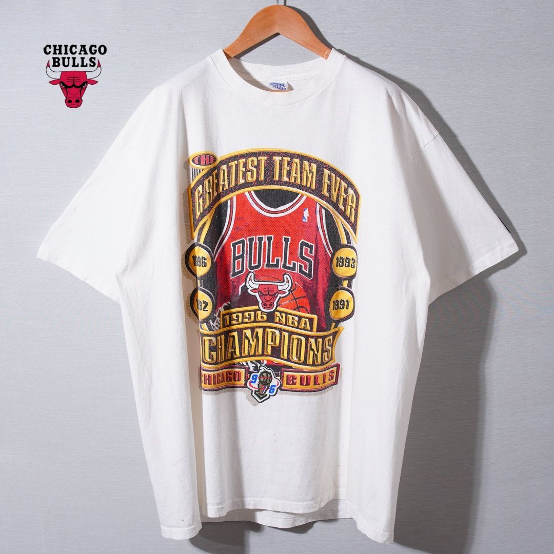 90s USA製 1996年製 NBA シカゴ ブルズ Tシャツ XL ホワイト
