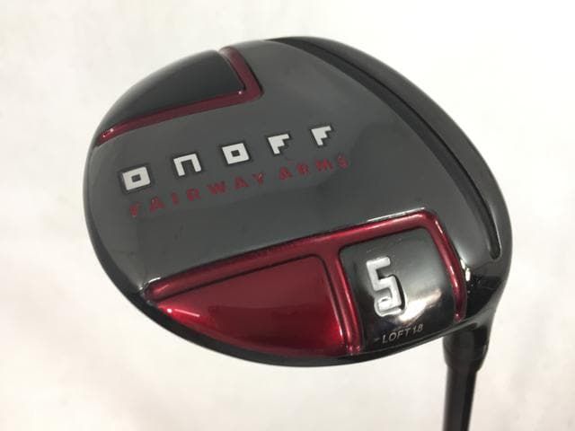 返品OK 【中古ゴルフクラブ】ダイワ(グローブライド) ONOFF フェアウェイ アームズ 赤(AKA) 2022 スムースキックMP-522F 5W