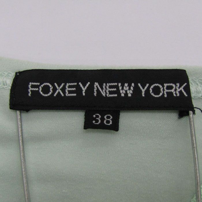 フォクシー ニューヨーク カットソー シャツ トップス 半袖 リボン
