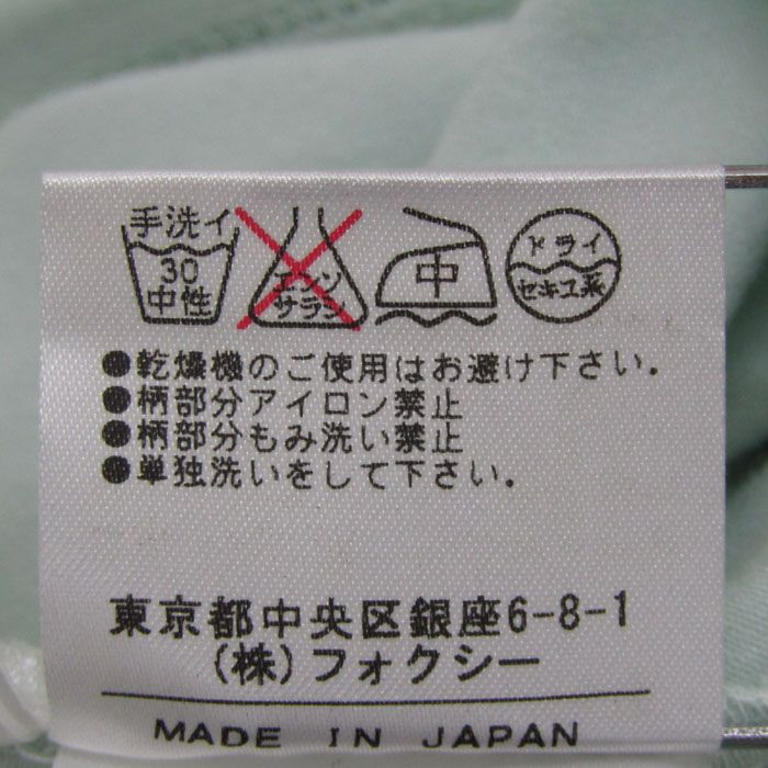 フォクシー ニューヨーク カットソー シャツ トップス 半袖 リボン