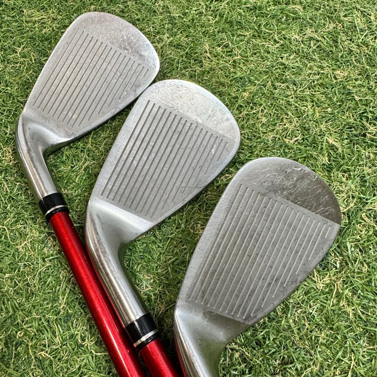 A在】12代目ゼクシオ XXIO12 レッド メンズアイアンセット 5本 R