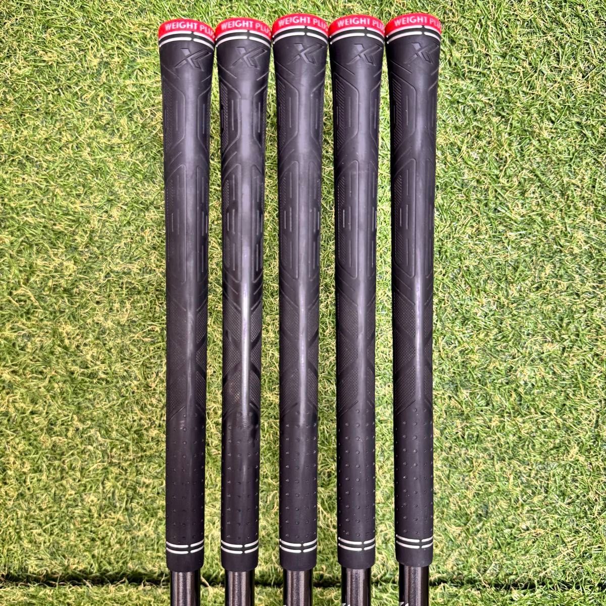 A在】12代目ゼクシオ XXIO12 レッド メンズアイアンセット 5本 R